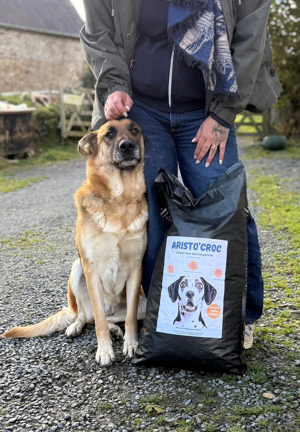 Vanessa et son chien Bergère